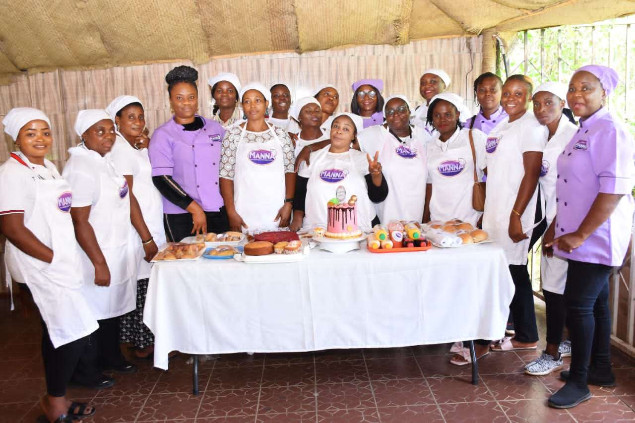 MCBGEI trainers and participants with the cakes and pastries they made
